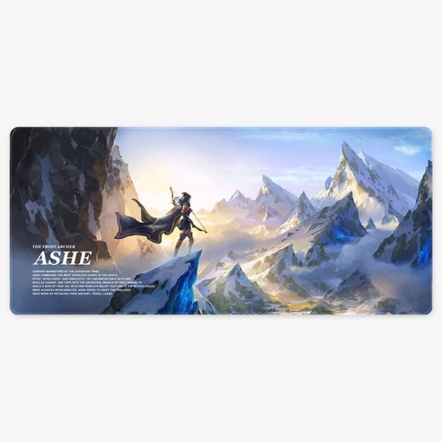 세계게임1위 시즌C 게이밍장패드 특대형 2XL 900x400x4mm, 1개, 2XL롤C_106애쉬