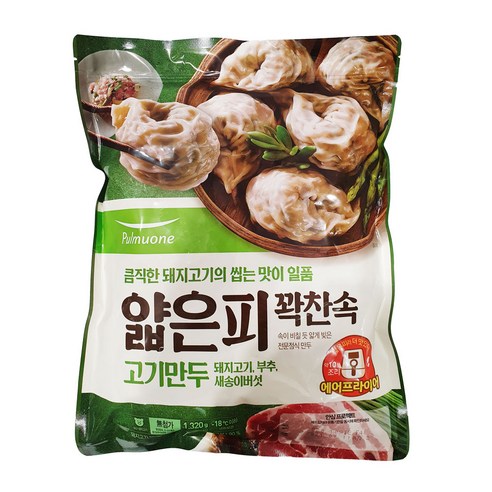 풀무원 얇은피 고기만두 1320g, 일반포장, 1세트, 1.32kg 풀무원만두