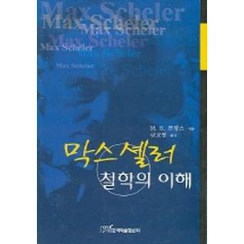 막스 셸러 철학의 이해, 한국학술정보