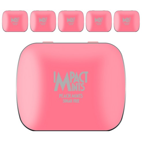 임팩트 민트 독일 무설탕 캔디 무가당 사탕 복숭아, 14g, 36개