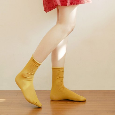 발목이 답답한 건 딱 질색! 사계절 내내 산뜻한 캔디롤 중목 삭스 솔직 후기 롤삭스