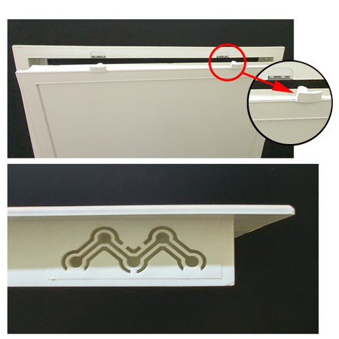 천장 마감의 새로운 기준, 국산 PVC 점검구 개폐식