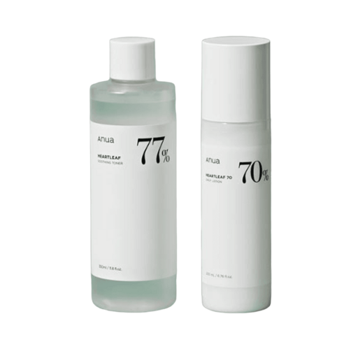 아누아 어성초 77 깐달걀 토너 350ml + 어성초 산뜻진정 로션 200ml 기획, 1개