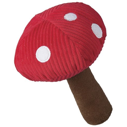패치워크펫 도그 토이 강아지용 봉제장난감 15.2cm, 1개, Mushroom