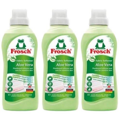 프로쉬 독일 섬유유연제 알로에베라, 750ml, 3개