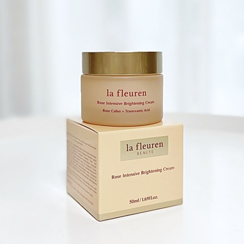 [본사정품]라프레앙 로즈 화이트닝 미백 크림 50mL 트라넥삼산 다크스팟 잡티 미백 기능성 크림 피부진정 피부강화 피부미인 피부광채 윤기부여 주름 케어 미백앰플 화이트닝 잡티제로, 2개