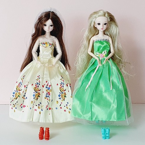 스마일베이비 미미 쥬쥬 인형옷 드레스 2종 세트, Style1