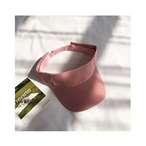【스포츠 모자】여성 여름 야외 스포츠 모자 남성 통기성 태양 방지 단색 태양 모자 여행 간단한 여행 모자, 핑크
