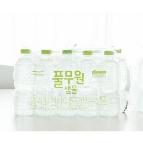 풀무원샘물 무라벨 생수, 500ml, 31개