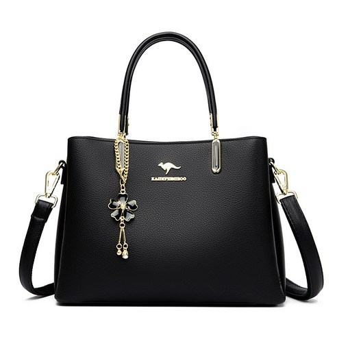 리치모리 가죽 클로버 토트 크로스백