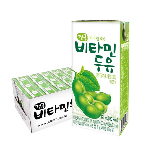 건국대학교 비타민 두유 190ml X 24팩  24개