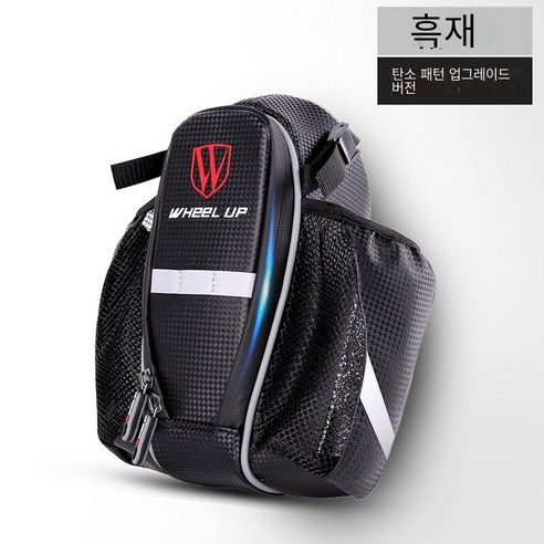 자전거 꼬리 가방 뒷좌석 가방 더블 주전자 가방 반사 승마 가방 접기 자전거 부품, 흑재, 없음