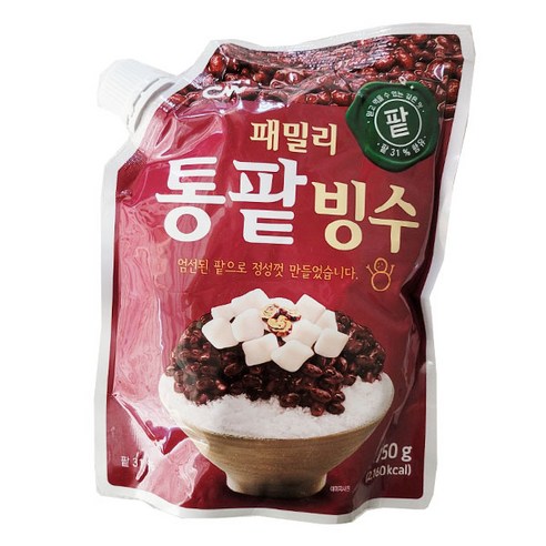 청우 통팥빙수 750g, 1.5kg, 2개 패키지 팥빙수만들기 청우 통팥빙수 750g, 1.5kg, 2개 패키지 팥빙수만들기