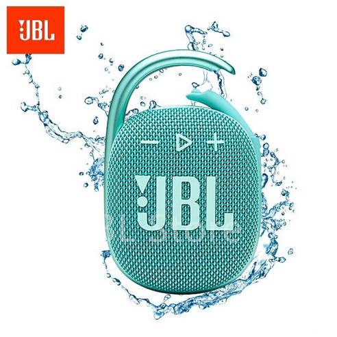 블루투스 스피커 휴대용 JBL 클립 4 무선 IPX67 방수 야외 베이스 후크 포함 긴 배터리 수명