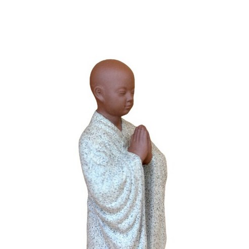 소원부적 기도하는 불교 굿즈 프리미엄 고급 스님 피규어, 자비, 1개