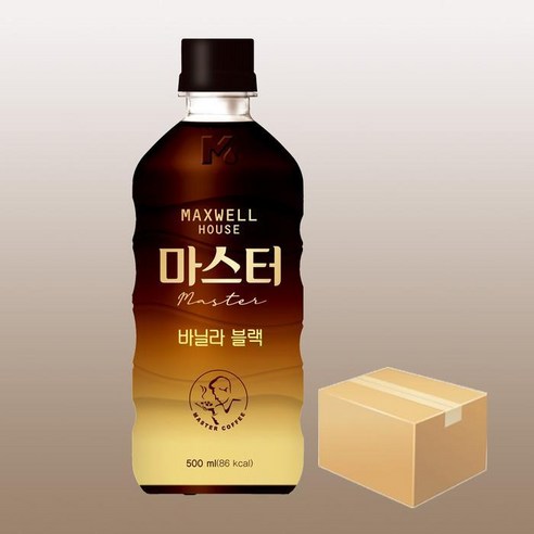 맥스웰하우스 마스터 바닐라블랙 500ml 20개 커피음료