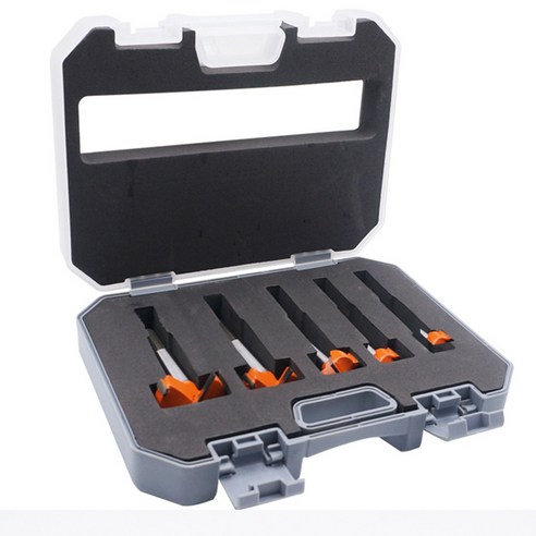 5 조각 Forstner Bits 목재 드릴 세트 목공 구멍 톱 나무 유지 보수 모델 제작 15-35mm