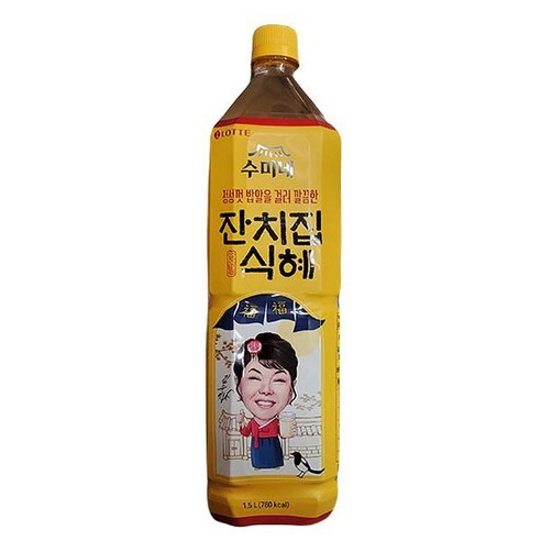 롯데칠성음료 수미네 잔치집식혜, 1.5L, 2개