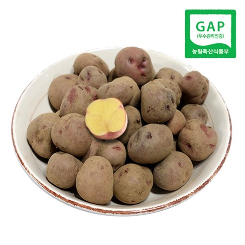 하동 속노란 자색유황감자 (소) 1.7kg 외 / GAP 홍감자 2023년 봄수확 감자, 1박스, (소) 2.7kg