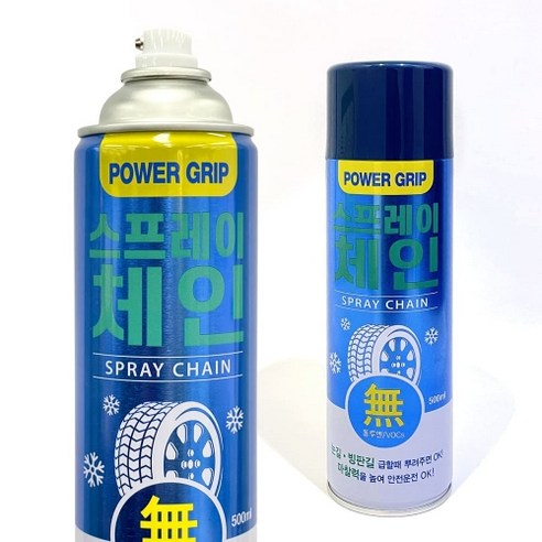 파워그립 스프레이체인 스노우체인 스프레이 500ml, 1개