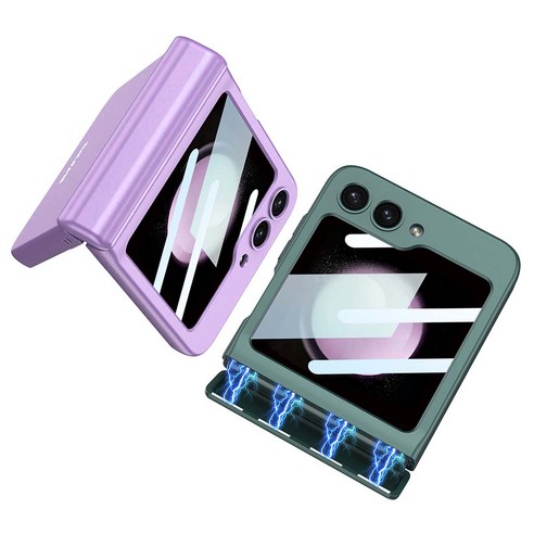 갤럭시 Z 플립5를 위한 스타일리시하고 기능적인 힌지 보호 케이스