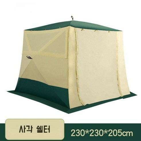 원터치 사각 쉘터 텐트로 완성하는 특별한 캠핑