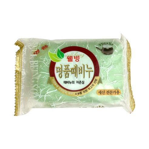 성원화장품 웰빙 명품 때 비누 200g 각질제거, 1개
