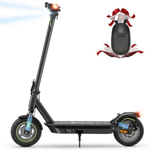 아이신휠 전동 스쿠터 성인 속도 28mph 최대 3237마일의 8001000W 모터 E스쿠터 듀얼 쇼크 업소버 턴 시그널 성인용 접이식, S10Pro-32Miles