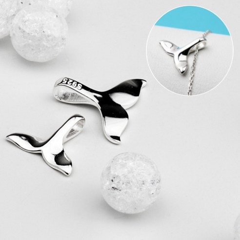 14k 펜던트 메달 베일(Bail) 고리 목걸이 DIY 부자재 재료, 미니, 로즈골드, 1개 이니셜펜던트 9 코코날다 고래꼬리 실버펜던트 2종 핸드메이드 925은 펜던트