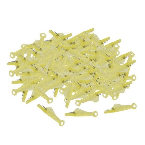 재봉틀에 대한 10 조각 재봉 스레더 손 재봉 스레딩 도구, 노란색, 플라스틱