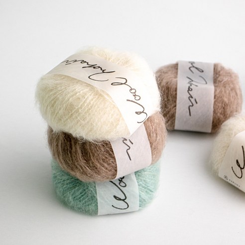 [DARUMA] 다루마 울 모헤어(Wool Mohair) 20g, 11 올리브, 1개