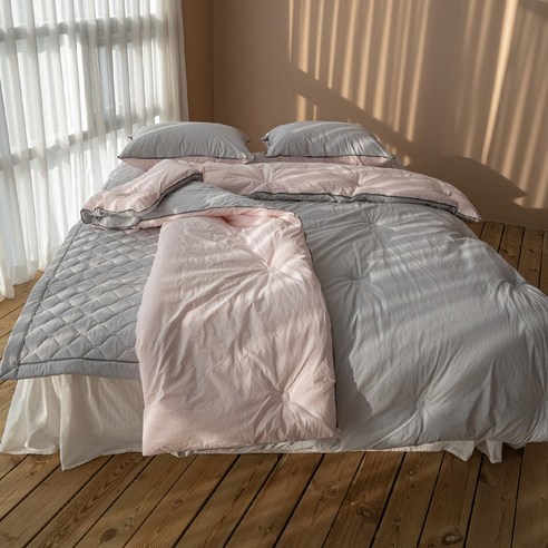 피그먼트 면 차렵이불 패드 세트 바이누베스트라이프이불커버