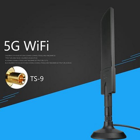 와이파이증폭기 와이파이확장기 WIFI 무선 라우터 네트워크 카드용 마그네틱 베이스 5G 듀얼 밴드 안테나 옴니 신호 부스터 4G 풀 증폭기 TS9, 4) 4G TS9