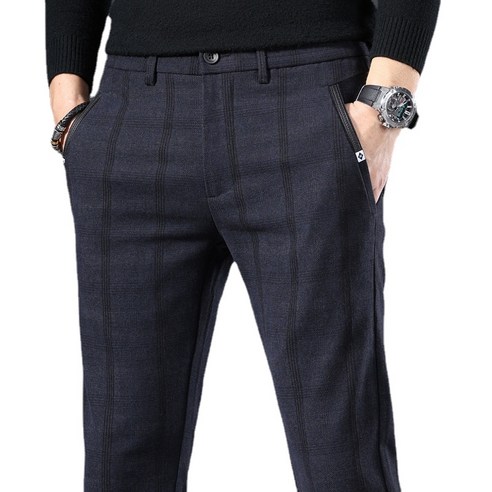 ANKRIC 여름 밝은 회색 캐주얼 바지 남자의 느슨한 트렌드 조커 남성 바지 얇은 통기성 패션 남성 의류 하이웨스트슬랙스