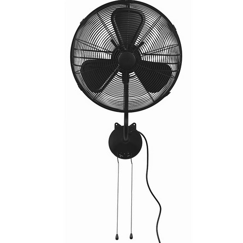  산업용 스프레이 선풍기 분무 미스트 축사용 강력한 팬, R 벽걸이형 벽걸이 선풍기 대형 업소용 벽 설치, 미좌 블랙