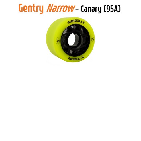 아나볼릭스 휠 (젠트리 Anabolix Gentry Wheel 롤러스케이트 바퀴 62mm x 38mm 90A 95A 96A 99A), Moonstone (90A), Gentry Narrow