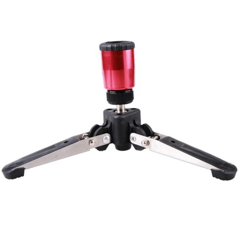 휴대용 모노 포드베이스 3/8inch 삼각대 어댑터 다리 DSLR 카메라 지원, 설명, 레드, 알루미늄 합금