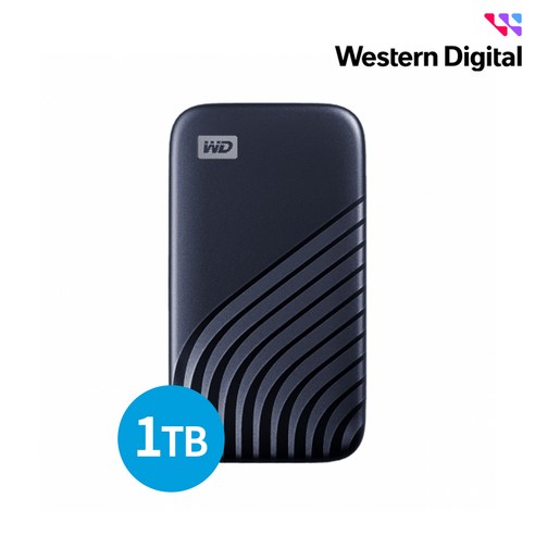 WD NEW My Passport NVMe 외장SSD 1TB, 블랙