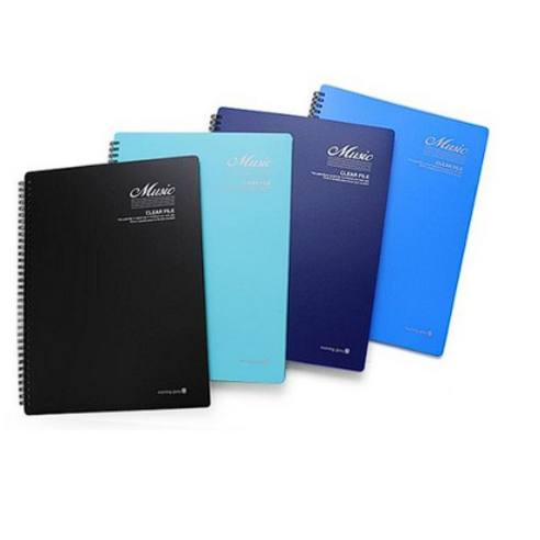 모닝글로리 음악파일 40p, 블랙, 6개