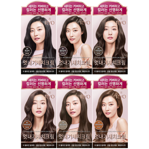 다양한 종류의 염색을 지원하는 셀프새치염색 제품