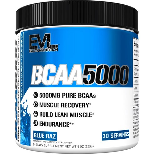 EVLUTIONNUTRITION BCAA 5000mg, 2개, 240g