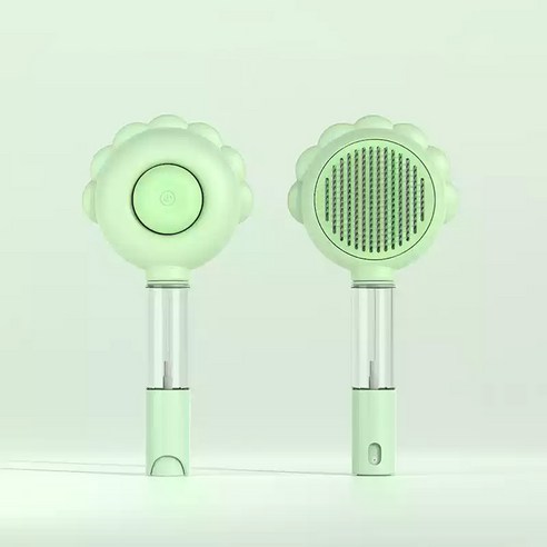 우아지오 원터치 스프레이 브러쉬 털제거기, 1개, 연초록