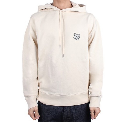 MAISON KITSUNE 메종키츠네 24SS 남성 폭스헤드 후드티 캔버스 LM00705KM0001 P357