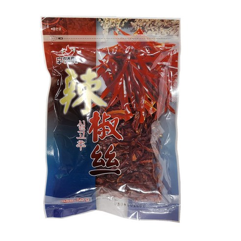 왕부정 중국식품 신눙푸 중국산 실고추 건고추 (썰) 마른홍고추 50g-식재료