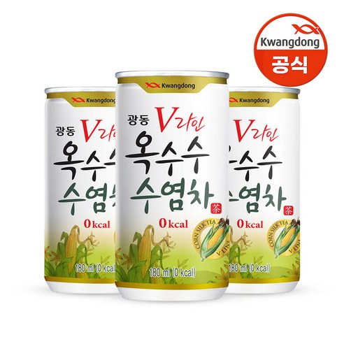 광동제약 V라인얼굴 옥수수 수염차 180 ml, 180ml, 60개