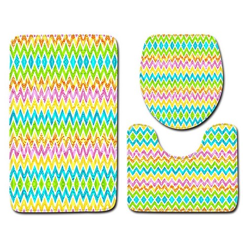 무지개 목욕탕 변기 3종 세트 1, 45cmx75cm, Abl0007