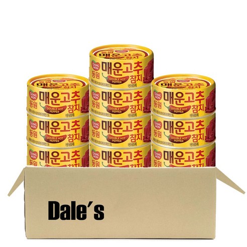데일즈기획 동원 매운 고추 참치, 135g, 10개