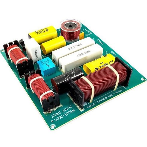 2pcs 300w 3 way treble 중간베이스 스피커 주파수 분배기 크로스 오버 필터, 하나, 무작위로