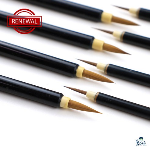 섬세한 표현, 깊이 있는 예술: 당신의 손끝에서 피어나는 면상필의 세계 민화붓