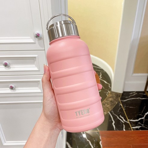 GU 보온병 컵 대용량 1000Ml 주전자 스포츠 남자 휴대용 학생 높은 찾고 304 스테인레스 스틸, 색깔2, 하나